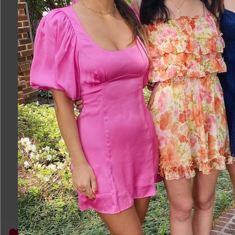 Lovers + Friends pink dress